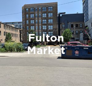 Proposed office development site in Chicago’s Fulton Market