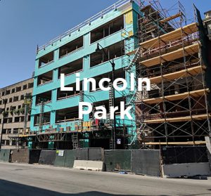 Office building under construction in Chicago’s Lincoln Park
