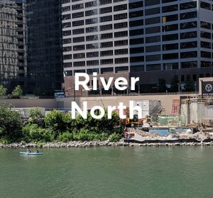 Proposed office development site in Chicago’s River North