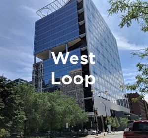 Recently completed office building in Chicago’s West Loop